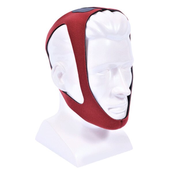 Red Chin Strap Around Display Head